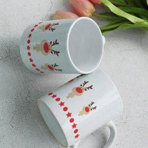 아트박스/꾸밈 tm261-디자인머그컵2p-루돌프컵