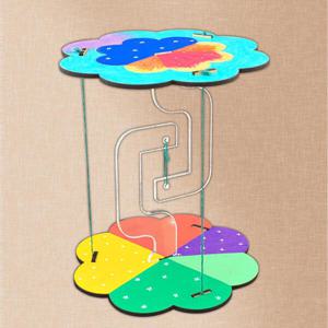 아트박스/오렌지몰 반중력 텐세그리티 장식소품 만들기-꽃