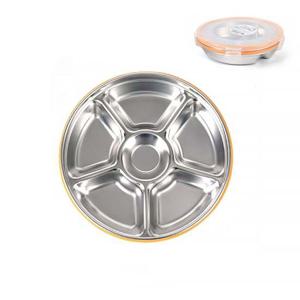 스텐 밀폐 반찬통 6칸-대 스텐반찬통 밀폐용기 보관용기 미니반찬통 스텐용기