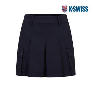 [케이스위스] 여성 클럽 플리츠 우븐 스커트 1KSSKMU502_DA