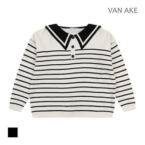 [반에이크][반에이크] 카_라배색 스트라이프 니트_VB34KTQ303Z (
