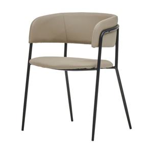 HZY2318 라운드 등받이 PU 체어 인테리어의자 가죽의자 디자인의자 카페의자 카페체어 디자인체어 식탁의자 서재의자 거실의자 라운지의자