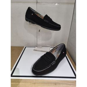 [에스콰이아]MARIO여성 발편한 스웨이드 페니로퍼 굽2센치 YABFHL507