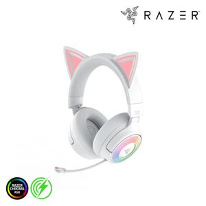 레이저코리아 Kraken Kitty V3 Pro White 크라켄 키티 V3 프로 화이트 무선 게이밍 헤드셋