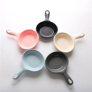 니본 팬쿠프-압접시-손잡이접시-간식플레이트 쿠프 플레이팅 디저트접시 플레이트