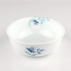 코렐 블루플로럴 신대접 한국형 국그릇 식기 대접 도자기그릇 탕그릇 사발