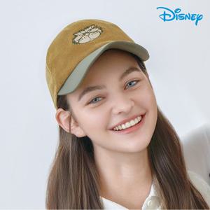 [디즈니골프]여성 배색 코듀로이 아트웍 볼캡 모자 DP3LAC005