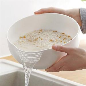 쌀 과일 야채 세척 채반 샐러드 다용도 믹싱볼 쌀세척볼 샐러드볼 쌀세척 스쿱