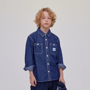 LEE키즈 인디고 데님 셔츠 LK2503SH03