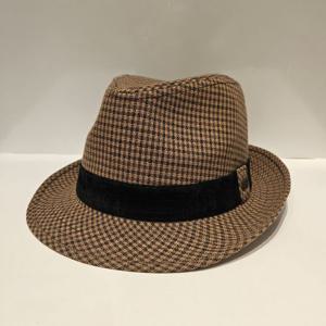 남녀공용 엘르 잔체크 중절모 ELE5UVC002