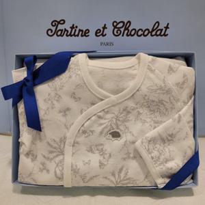 [쇼콜라] 쇼콜라 E트왈드배냇저고리 (TNORAG222H)무시즌공용임신출산선물 TNORAG222H