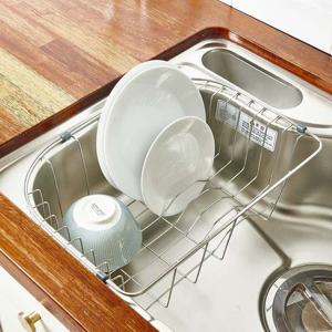 싱크대 선반 D형 개수대 설거지통 식기 건조대 망