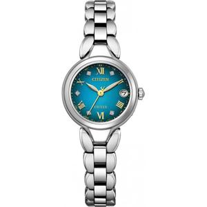 시티즌 엑시드 ES9470-68W 레이디스 그린 (리미티드, 나이트 오브 파이어플라이) 라운드