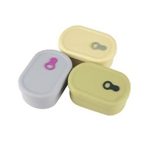 타원형 실리콘 밀폐용 용기 350ml 스팀홀 냉동밥 반찬 보관용기 반찬밀폐용기 반찬용기 주방용기 음식밀폐