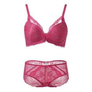 비비안 꾸띄르 메탈사 패치자수 노와이어 브라 & 올레이스팬티 세트 BR979A BP979AL HPK