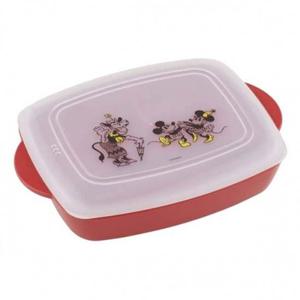 미키마우스 레트로 유아동 뚜껑 간식식판 그릇