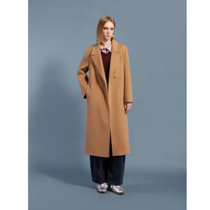 [듀엘]알파카 블렌드 핸드메이드 싱글 롱 코트 D254MSG920