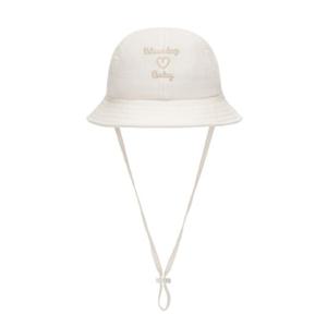 [블루독베이비] 26SS(크림)코튼 로고 버킷햇 모자벙거지 (4611480101) 4611480101