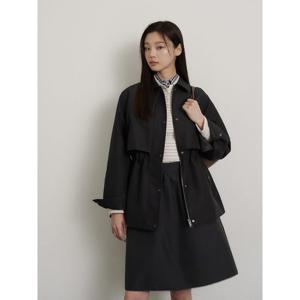 [빈폴레이디스] 폴리 사파리 재킷  블랙 (BF6239C135)