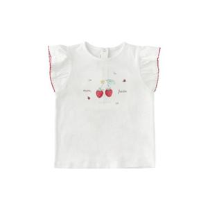 [밍크뮤] 밍크뮤ch 스트로베리프릴빈소매티셔츠(백일돌유아베이비어린이집유치원) (3631533206) 3631533206