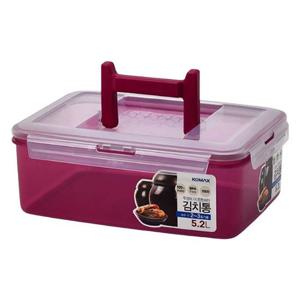코멕스 뚜껑이 더 튼튼해진 김치통 마젠타 5.2L