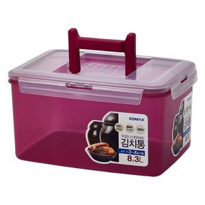 코멕스 뚜껑이 더 튼튼해진 김치통 마젠타 8.3L