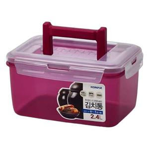 코멕스 뚜껑이 더 튼튼해진 김치통 마젠타 2.4L