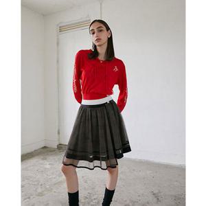 [에고이스트] ER3KL863 자카드 레이스업포인트 후드 풀오버 니트 (25년 가을) ER3KL863