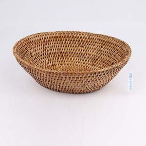 라탄 오발플레이트 대 원형 바스켓 과일바구니
