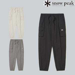 [스노우피크] 클랜드 우븐 카고 조거 팬츠 S24MUDPT14 DC (3컬러) S24MUDPT14