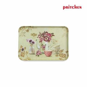 스퀘어쟁반 로즈와인 소 메라민쟁반 사 W