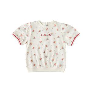 [밍크뮤] (CR)레드쁘띠플라워피케티셔츠 (36315-332-07) 3631533207