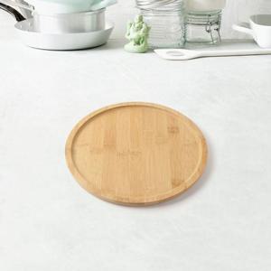 키친몰 대나무 원형 우드트레이(20cm) 나무트레이
