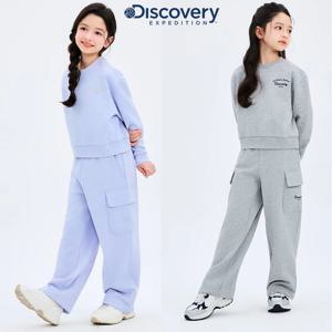 디스커버리키즈 DKAZ14061 여아 로고 맨투맨-팬츠 2SET