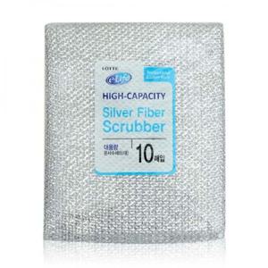 롯데 대용량 은사수세미 (대) 10P 수세미 은박수세미