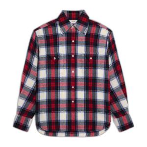 셀린느 캐시미어 위빙 셔츠 RC0BF1903 38ER BLACKREDWHITE