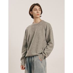 [애드호크]남성 베이직 오버핏 니트(HBALK08) 2color