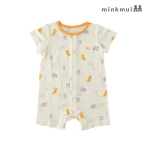 [밍크뮤] 정글애니멀 반팔 우주복_YE (3437004112)