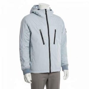 스톤아일랜드 24SS 801540425 V0041 와펜 스트레치 나일론 후드 집업 자켓 스카이 남성