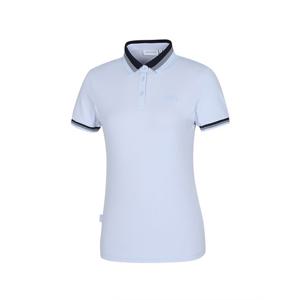 [와이드앵글] 여성 CO 그라데이션 카라 폴 로 티 WWM24271IC