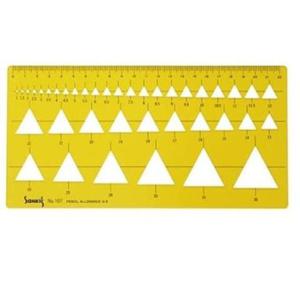 삼각자 산키스 템플레이트 다각형 삼각정규 -42133 NO.107