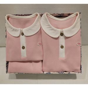 [쇼콜라] 쇼콜라 핑크컬러슈트상하복2종세트 TTPMOW023A 여름여아쌍둥이실내외복출산백일선물 TTPMOW023A