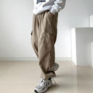 남자와이드바지 남자 폴틴 골덴바지 카고팬츠 조거 와이드팬츠 통바지