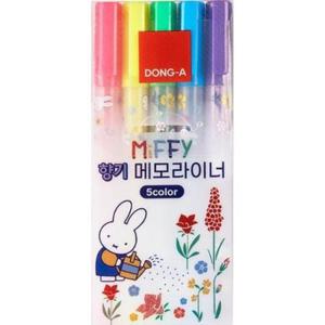 파츠 동아 미피 형광 메모라이너 5색 세트