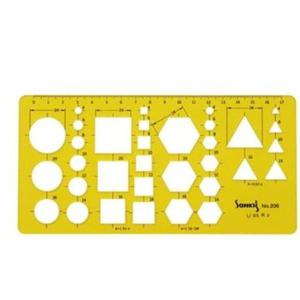 삼각자 산키스 템플레이트 다각형 기하학정규 -45929 NO.206