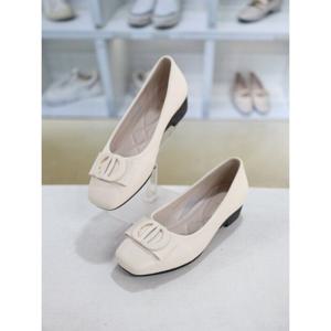 [코디엘루]심플 리본장식 여성 웨지굽 펌프스 4cm CDMD501272_GN