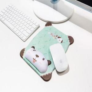 손목마우스패드 비오비 애니멀 캐릭터 손목 보호쿠션 마우스패드