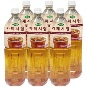 시럽펌프 희창 카페 시럽 x 1.5L 6개