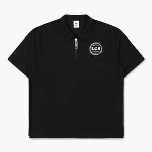 [르꼬끄] 남녀공용 반집업 폴로 카라 반팔티 QP213CTS41 (2컬러) QP213CTS41