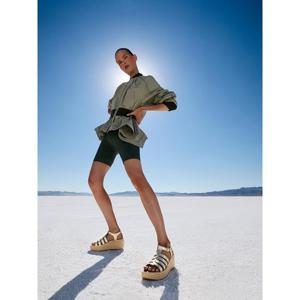 [FITFLOP][삼성물산공식] 여성 플랫폼 에스파드류 레더 피셔맨 웨지 샌들 - 플라티노 (FT64K2S329)